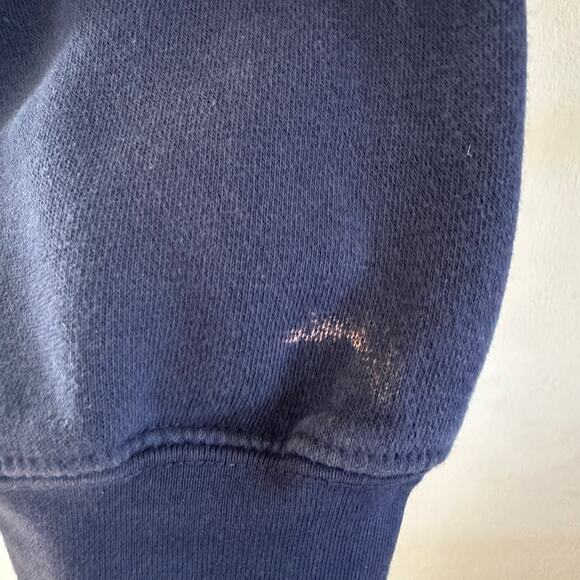 VTG Pro‎ Weave Skaneateles New York Pullover Crewneck Sweater Blue Size Large - Picture 5 of 10